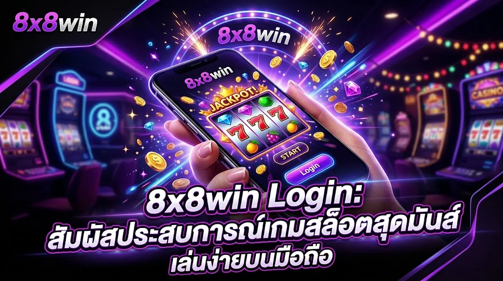8x8win Login: สัมผัสประสบการณ์เกมสล็อตสุดมันส์ เล่นง่ายบนมือถือ