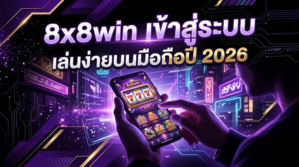 8x8win เข้าสู่ระบบ: เล่นง่ายบนมือถือปี 2026